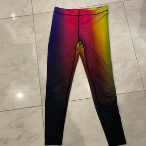 Terez Leggings - Ombré Vision rainbow leggings size small
